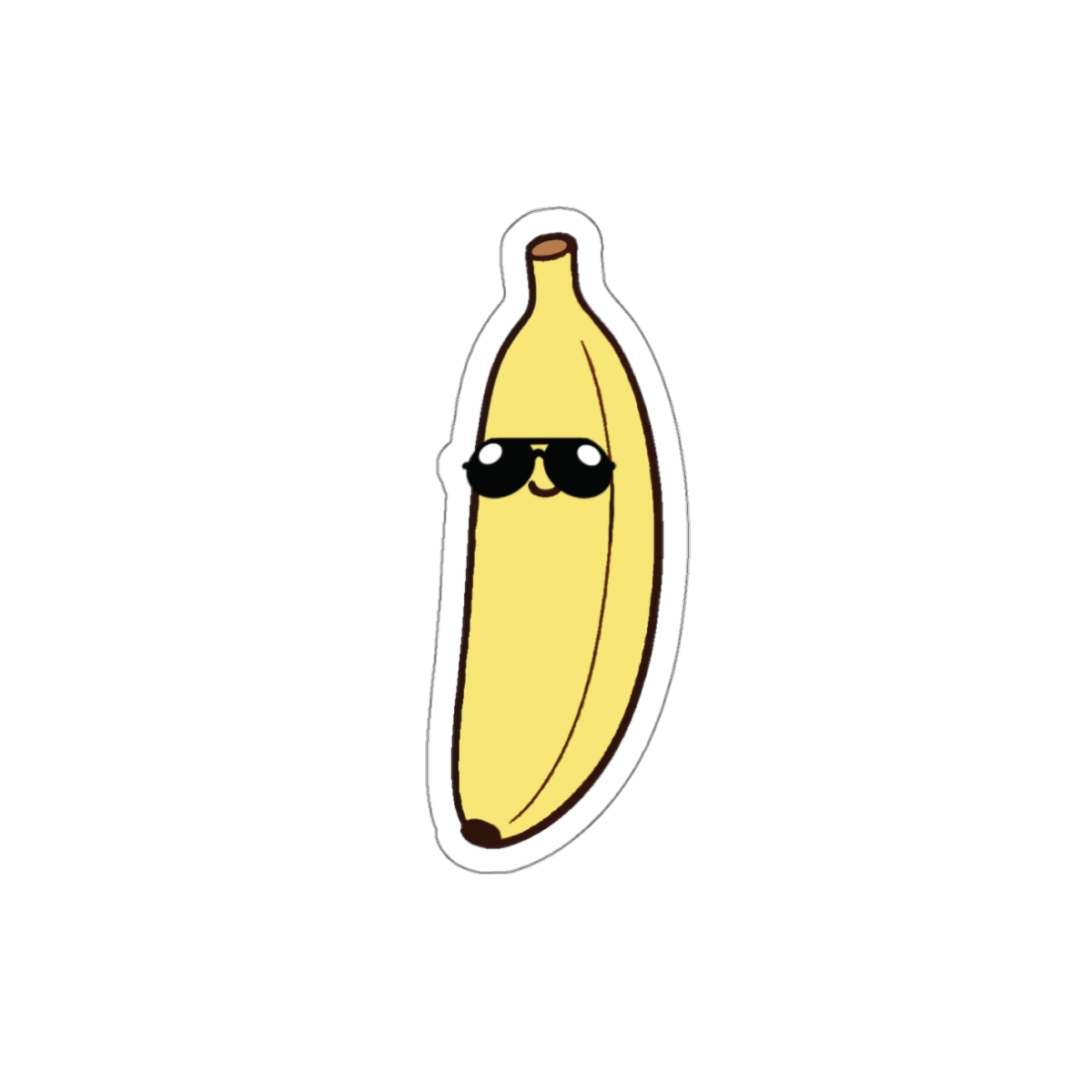 Sunglasses Banana Sticker